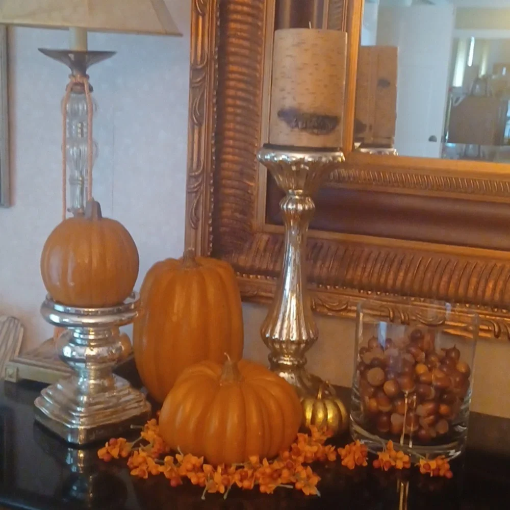 Pottery Barn Pumpkin Candle